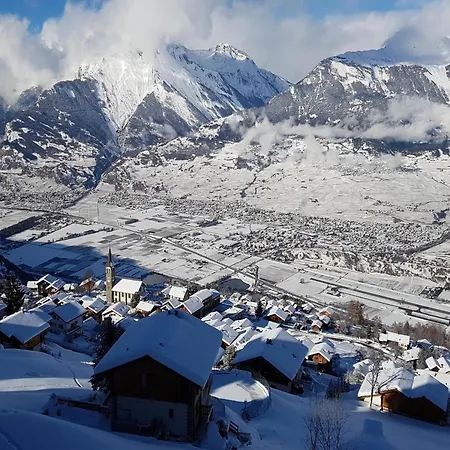 Daire With Stunning Mountain View Veysonnaz